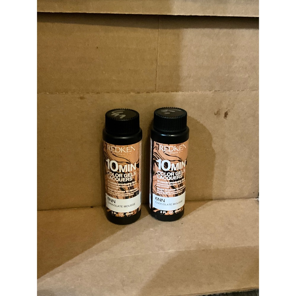 Redken Color Gels Lacquers 6NN Chocolate Mousse 10 Minute Permanent Hair Color